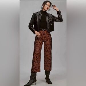 Anthropologie MaeveThe Colette Magic Fabric Crop Wide-Leg Pants